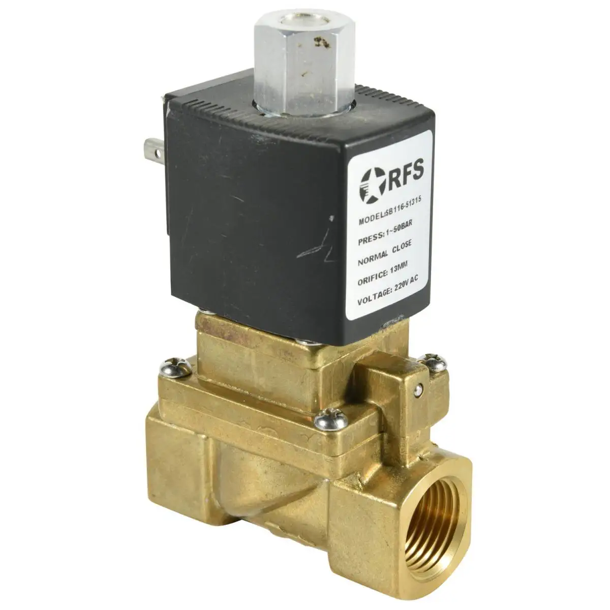 SB116 High Temperature  12V 24V Normally Closed Diaphragm Solenoid Valve Stainless Steel 220V AC Solenoid Valve
