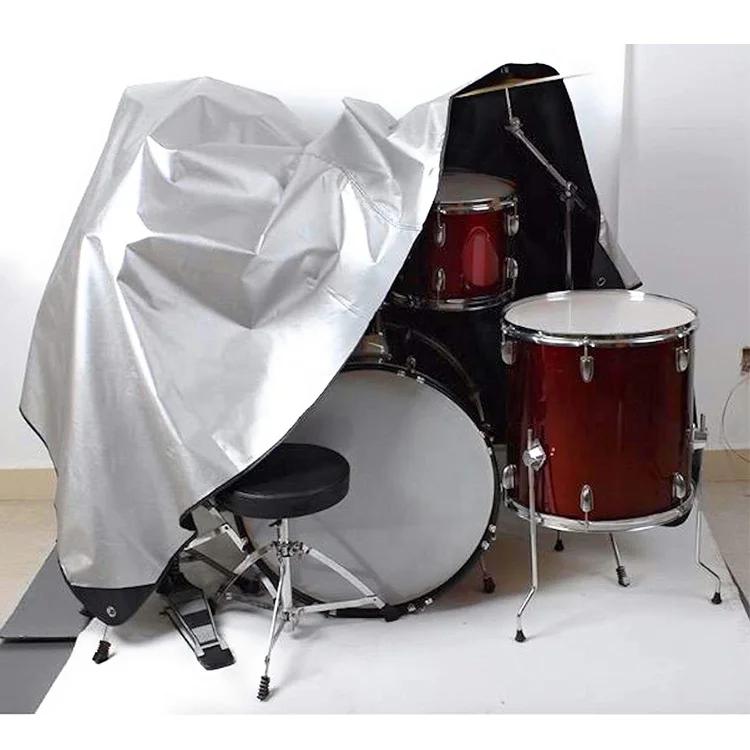 Пылезащитный чехол для барабана, чехол для барабана из высококачественной ткани Оксфорд, водонепроницаемый, защищает от солнца, с прошитыми утяжеленными углами