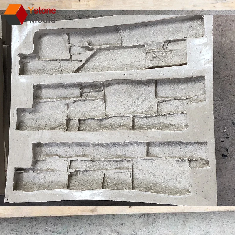 Rubber Silicon Moulds Concrete Decorative Wall Mold For Manufacturing Artificial Stone