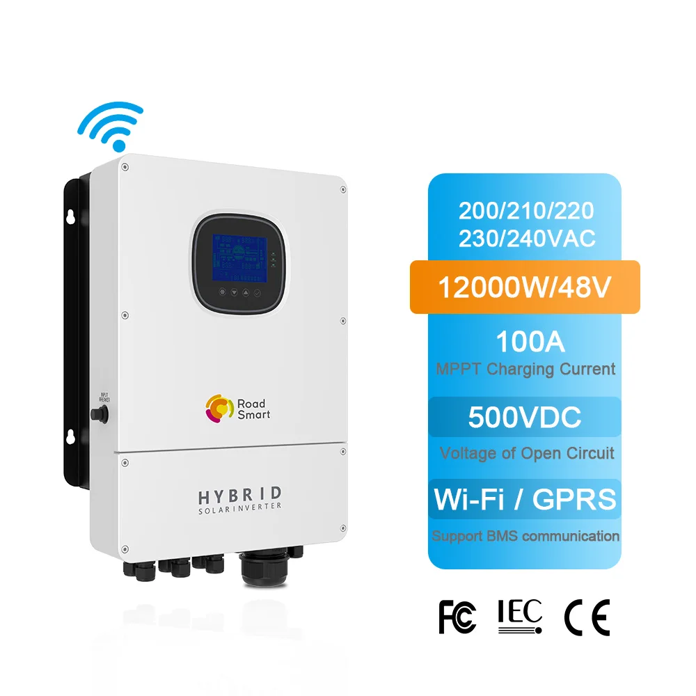 All in one off-grid inverter charger solar converter 3kw 5kw MPPT hybrid solar inverter hybrid