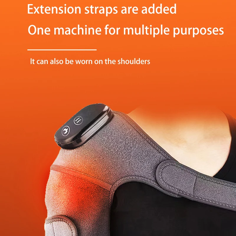 2023 New Price Electric Warm Heat Therapy Knee Wrap Pad Massager Support Brace Arthritis For Knee Joint Massage Heat Knee Pad