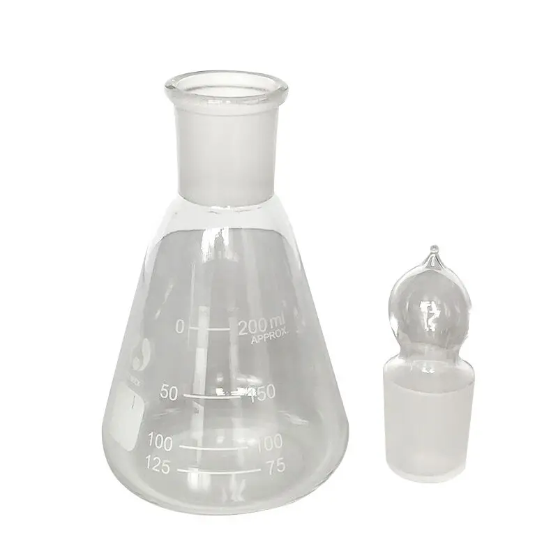 High Quality Laboratory Use Glassware 50ml 100ml 200ml 500ml 1000ml 2000ml Conical Flask 50ml