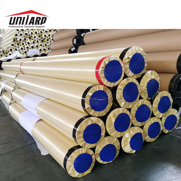 1000D 23*23 750gsm Heavy Duty Acrylic Lacquer PVC Coating Canvas Tarpaulin Truck Vinyl Tarps