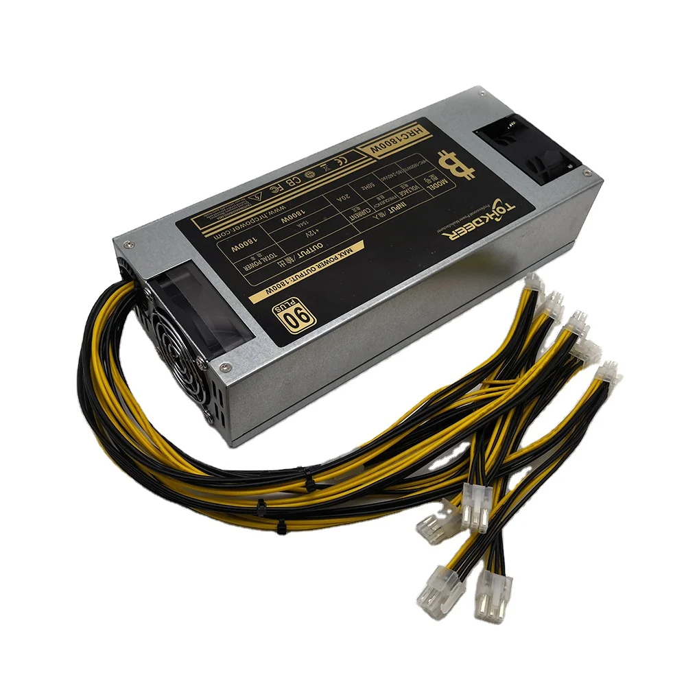
Factory wholesale single 12v output 1800W 2000w 2400w power supply for ASIC miner 