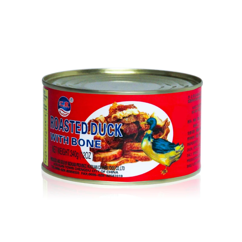 Halal Food Canned Roasted Duck Meat Canned