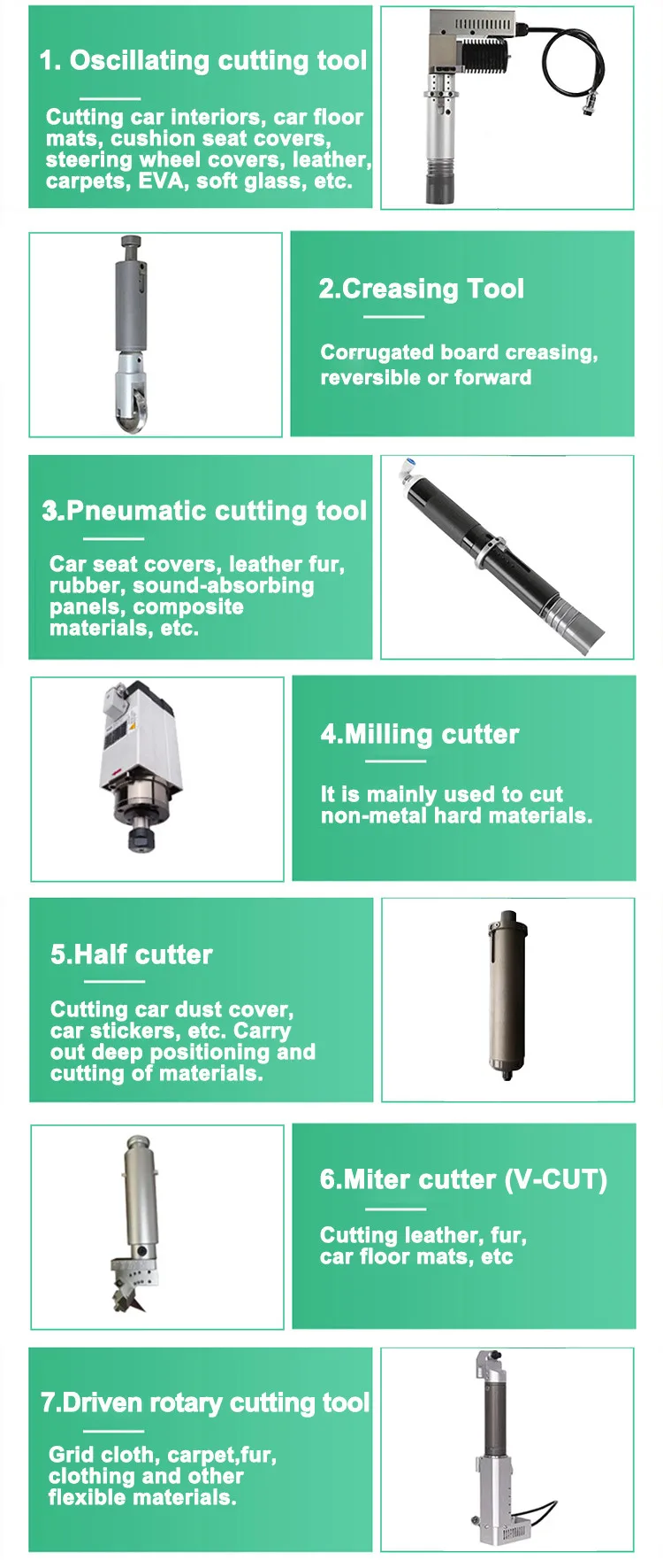 Popular cnc oscillating knife blade pvc letter acrylic cutting machine