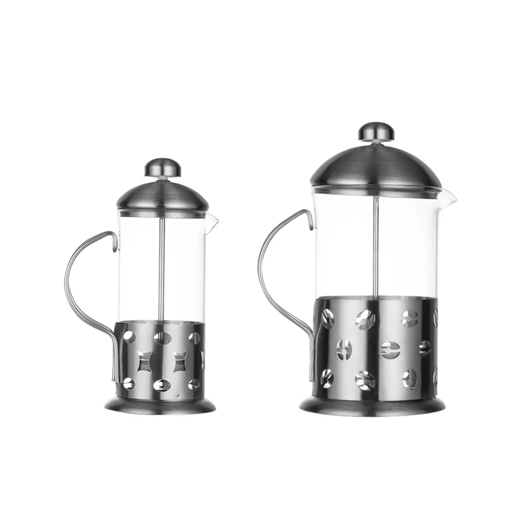 Hot Selling Black Cafe Tea Maker 350ml Stainless Steel Filter Plastic French Press Coffee Maker