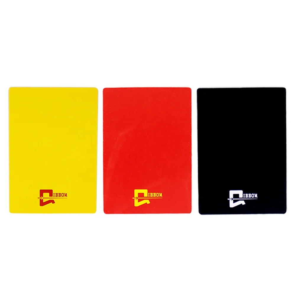 GIBBON ET-751140 Cheap Price Warning Referee Red And Yellow Cards  Football Soccer Instructor Accessories