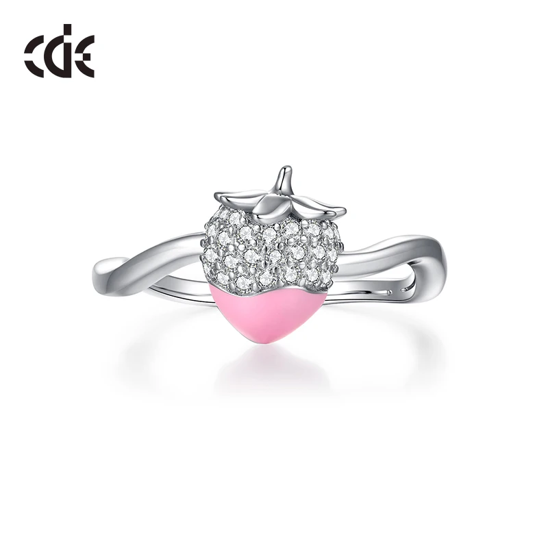 CDE YR0786 Fine 925 Sterling Silver Jewelry Black Onyx Ring Wholesale Joyas De Plata 925 Original 18K Gold Plated Ring