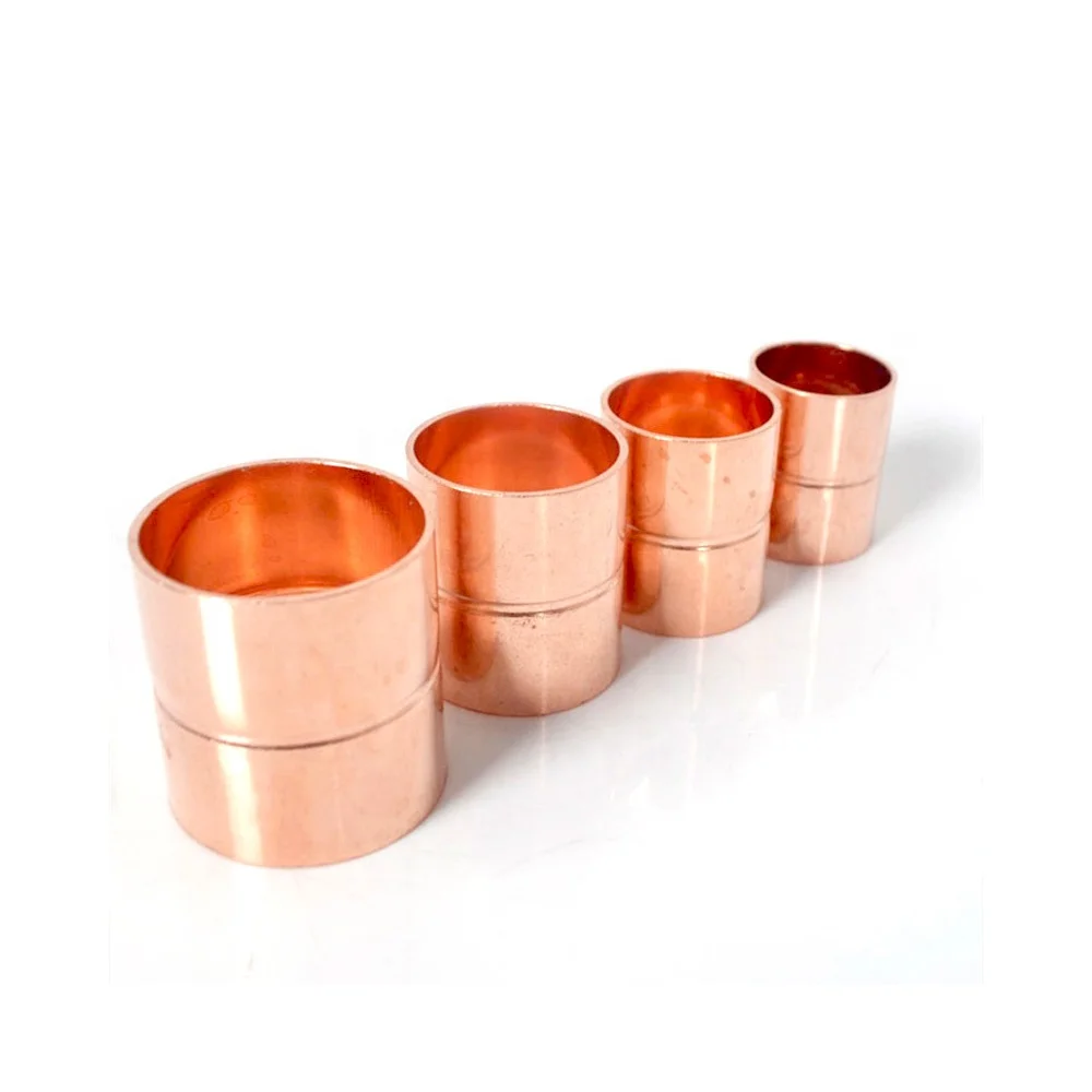 Red Copper Fittings Straight Coupling