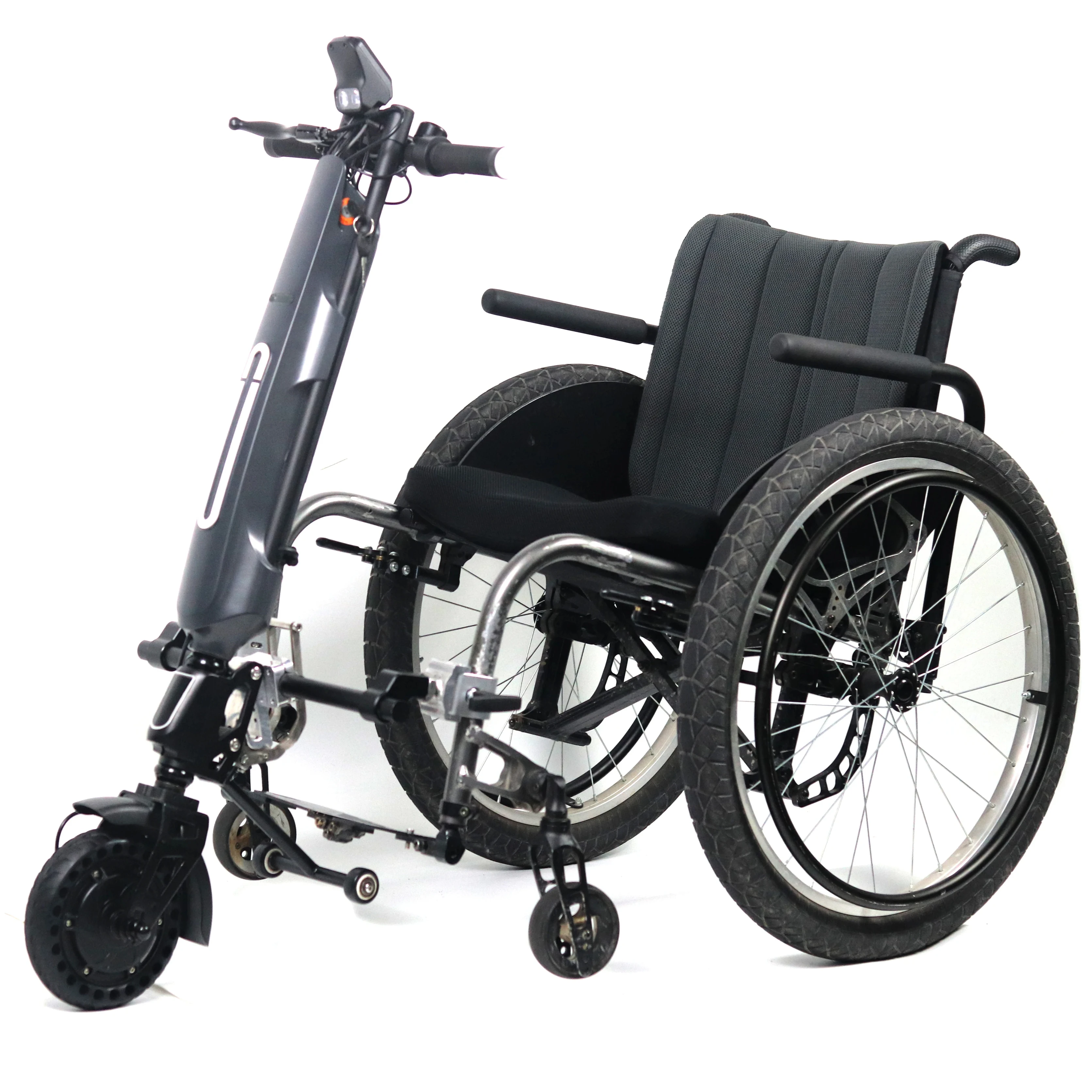 36V 350W Wheelchair Attachment Electric Wheelchair Handcycle Conversion Kit for Folding Electric Wheelchair