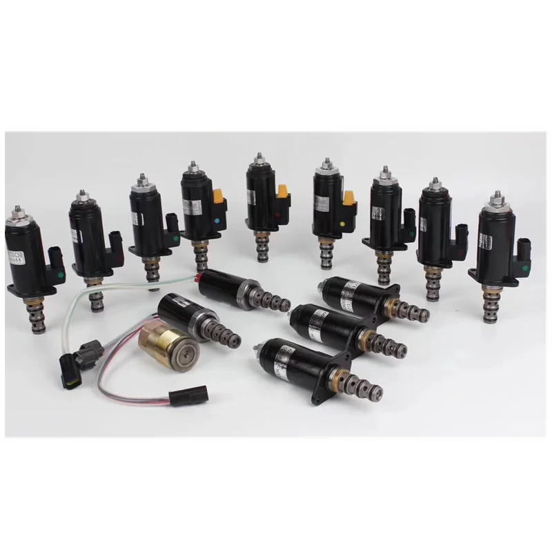 Excavator Parts SK115 Pump Solenoid Valve SK115SR Solenoid YN35V00018F2