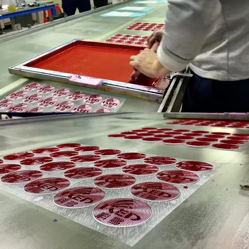 Термотрансферная ПЭТ пленка чернила для одежды Полиэстеровая ткань Силиконовая зубная щетка эффект текстильная трафаретная печать