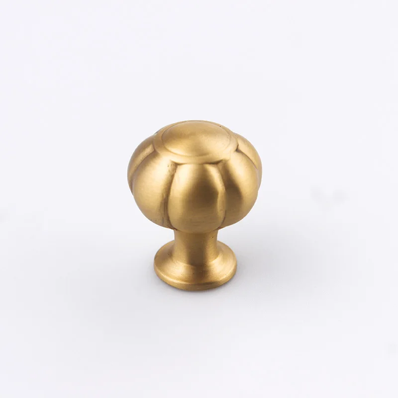 Home kitchen cabinets dresser wardrobe cupboard drawer door gold China luxury solid brass pulls handles knobs