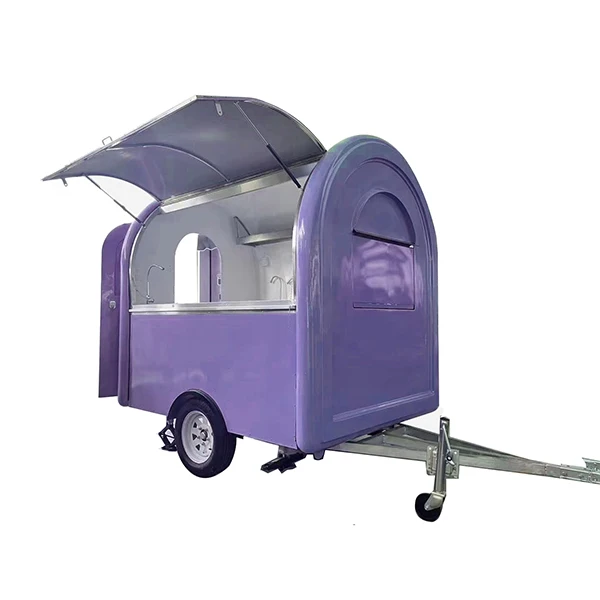 Food Truck Pizza Truck BBQ Mobile Kitchen Fast Food Restaurant Taco Hot Dog Beer Bar Mobile Food Trailer