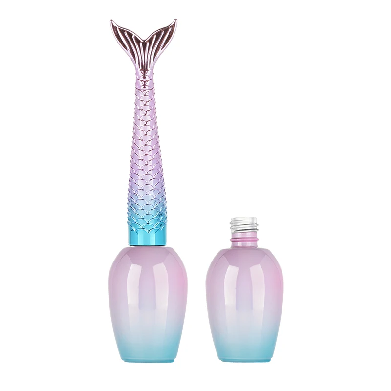 Oem Odm Customize Empty Gel Polish Bottle gradient color bottle 15ml Unique Empty Gel Nail Polish Bottle