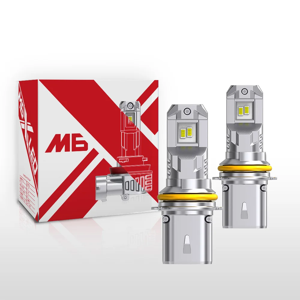LANSEKO M6X светодиодные фары лампы 9007 9004 HB5 H4 H13 с GC-5530 светодиодными ЧИПАМИ 5000LM медный PCB Hi/ближнего света для автомобильных светодиодных фар