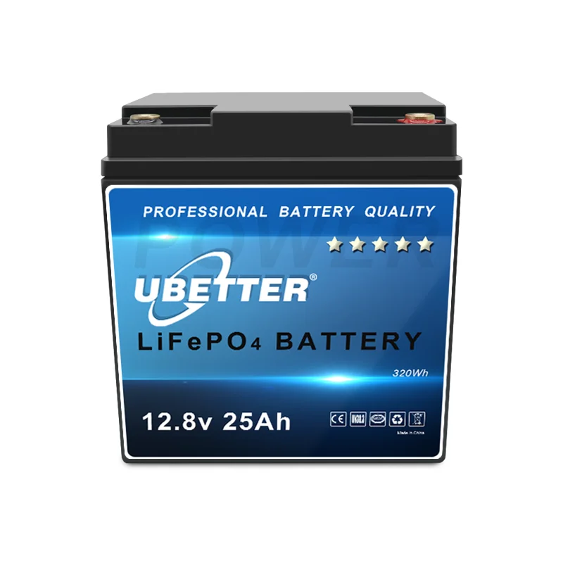 12.8V 25Ah mini Solar energy system home LiFePO4 lithium batteries battery pack EV boat scooter  RV battery