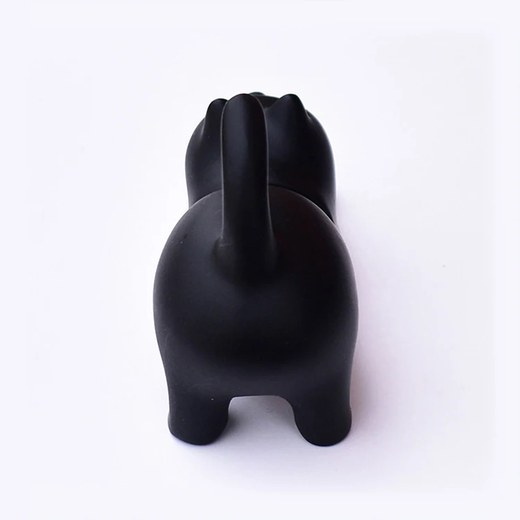 Desktop Stand Cat Shape Resin Mini Lazy Mobile Bracket 3D Cartoon Phone Accessories Portable Mobile Phone Bracket