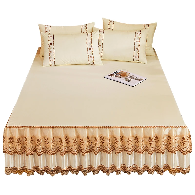 Классическая бежевая Пылезащитная юбка из микрофибры в американском