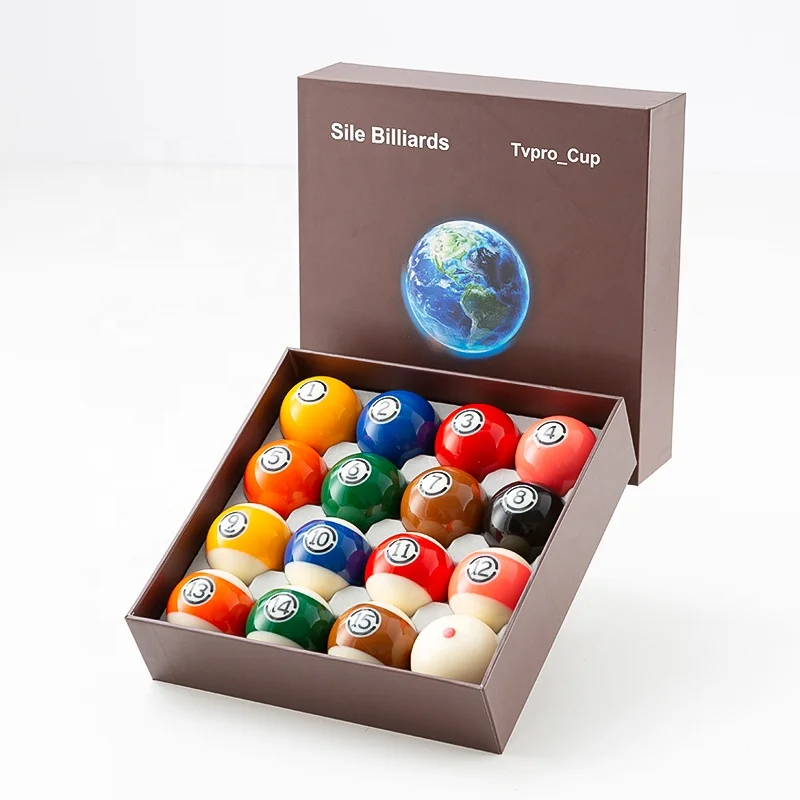 Good Quality popular in market 57.2mm Billiard Balls set for pool game with fast shipping