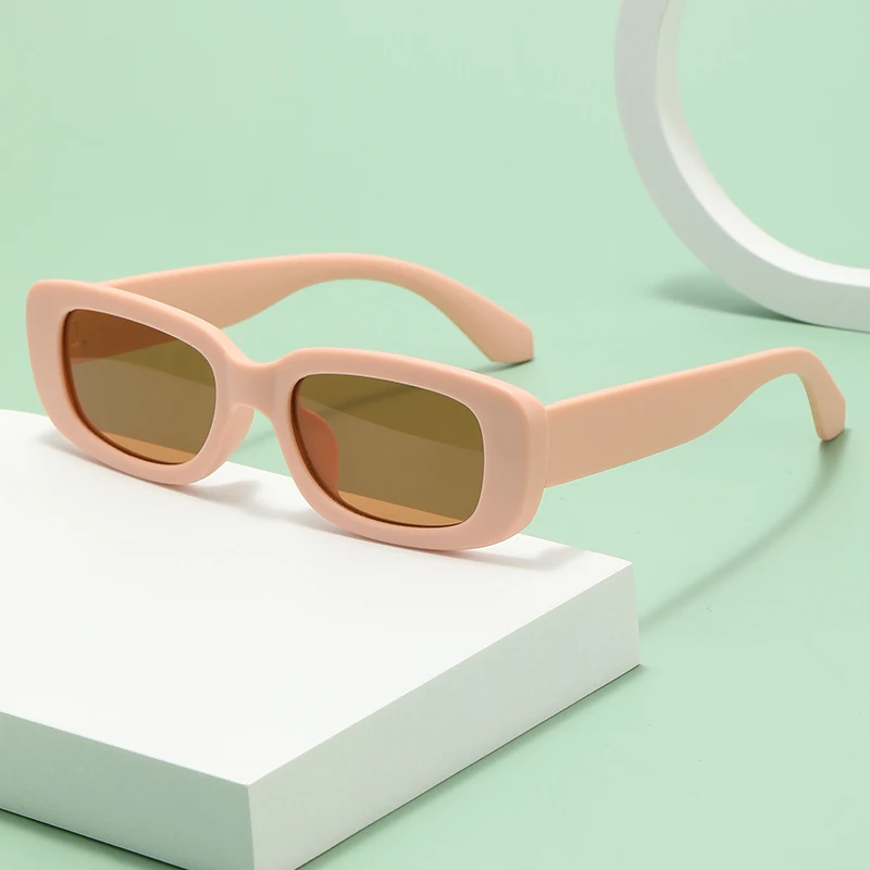 2022 Fashion vintage customize boys girls square frames kids shades sunglasses bulk