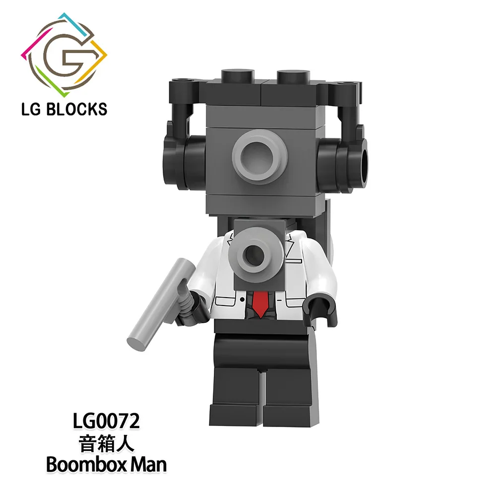 LG1010 Skibidi Toilet Titan Mini Figures YouTube Animation Figure Mini Block Set Assembled Toy Small Particle Building Block Toy