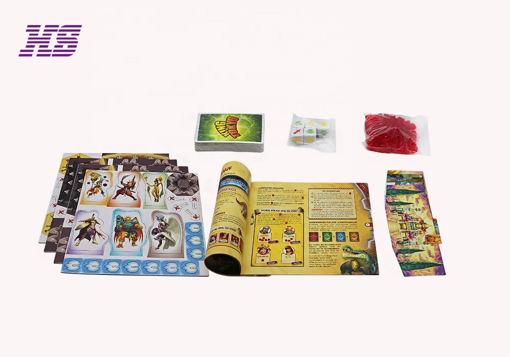 Custom Design made printing Family adult board game Board Game Professional Wholesale print manufacturer of board games