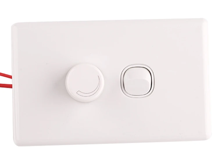 Australia Wall switch dimmer led light horizontal  rotary dimmer switch