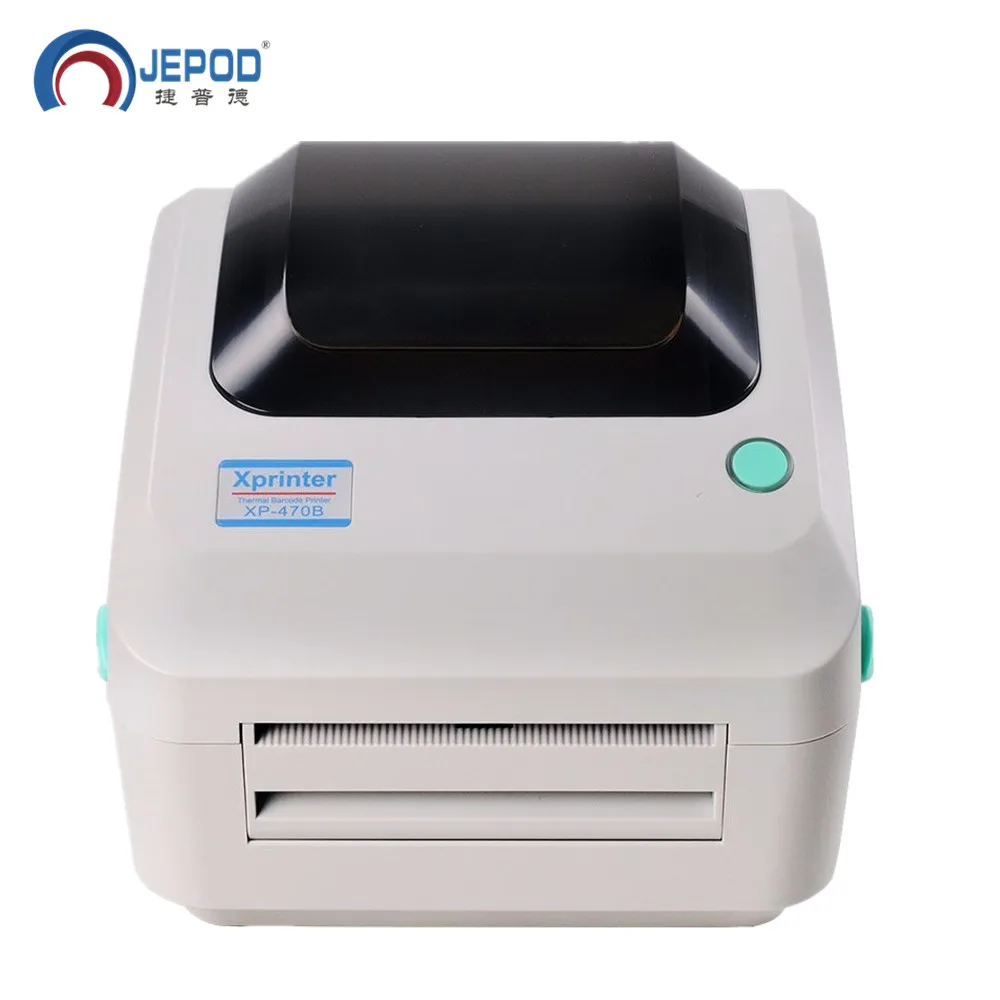JEPOD XP-470B Desktop 4inch Label Printer USB/BT/LAN/COM Port Wins Linux MAC 22-108mm Thermal Barcode Printer