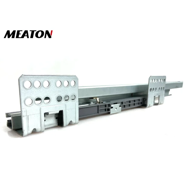 Meaton Hot Soft closing Metal tandem slim box for kitchen drawer at Height 63mm Morden slim box no edge sychronization