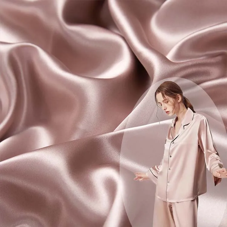 High Quality Bright Pure Silk Fabric Real Natural Mulberry Silk Fabric Luxury 100% Silk Fabric