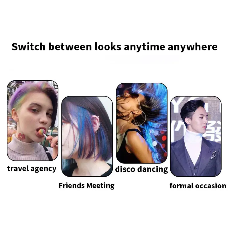 China Factory Wholesale Professional Hair Color Spray 120ml Temporary Color Hair Dye Spray for Halloween