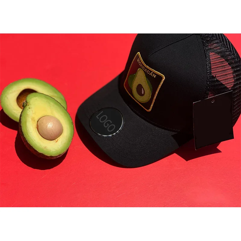wholesale Mexico Vintage hats with Mexican Flag and Shield curved bill brim trucker hat outdoor sports caps