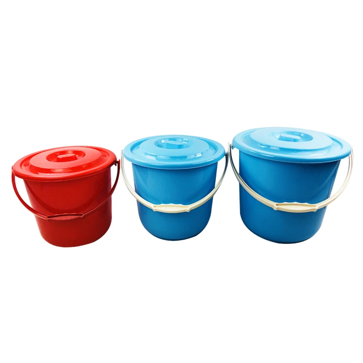 Raw Material PP Plastic Water Storage Container Plastic Bucket With Lid Cover