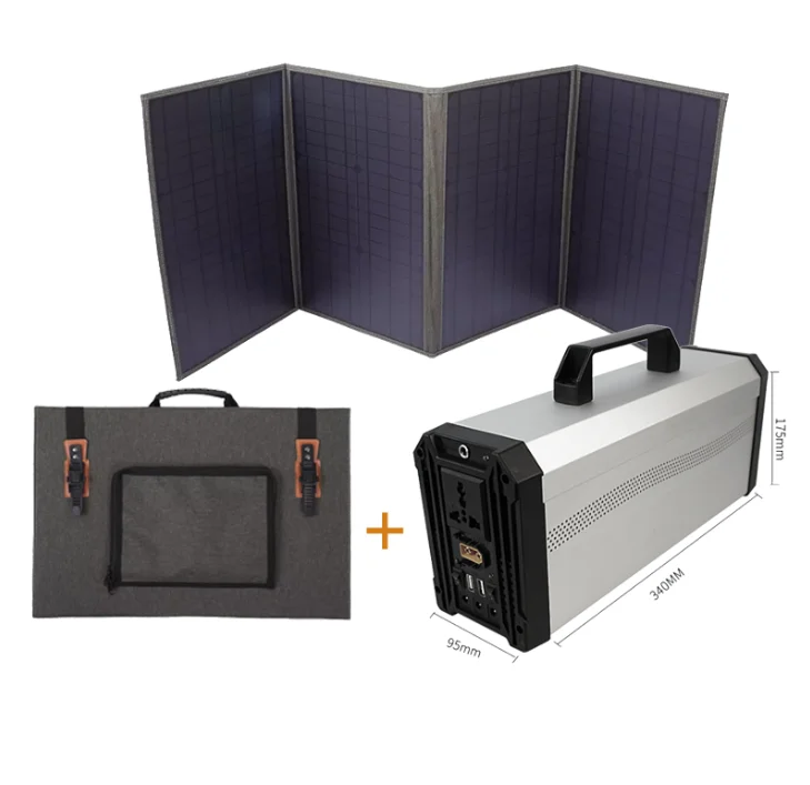 400W Portable Solar Power Generator 100W solar panel home Outdoors Camping Hunting solar generator with panel completed set