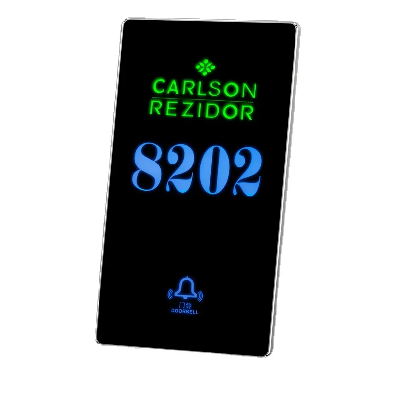 Современный светодиодный светильник для отеля, переключатель «не беспокоить», дверной звонок, панель знаков