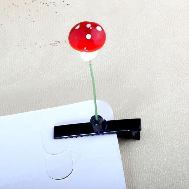 Customized Logo Promotional Products Little Grass Bean Sprout Hair Clips