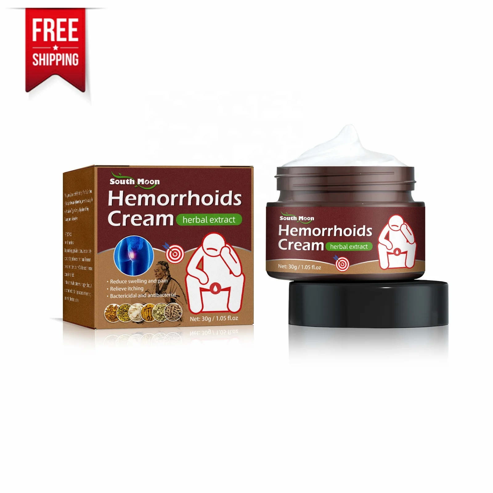 Free shipping SentryMed Hemorrhoid relieving cream for Relieving anal swelling and itching