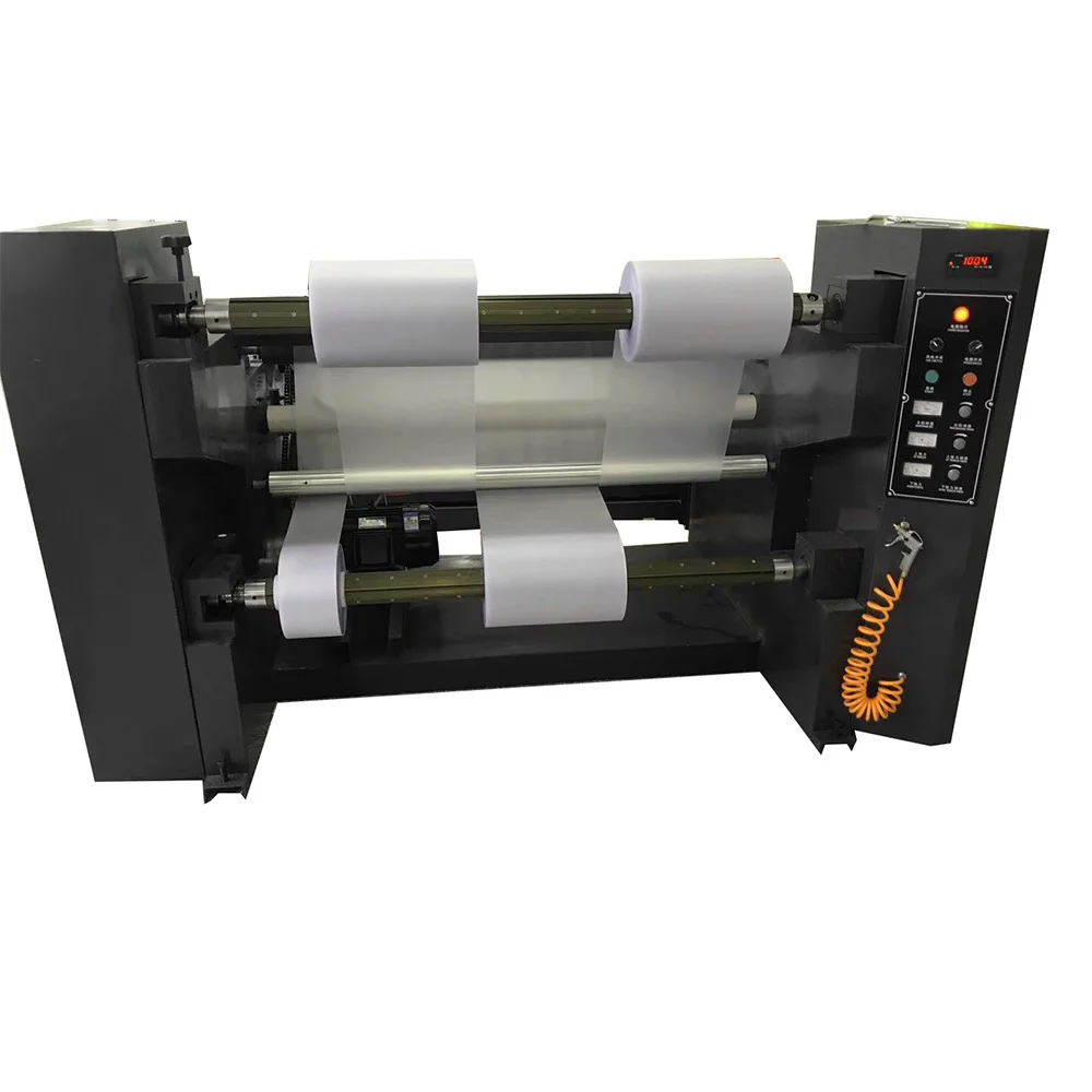 Non woven fabric/film jumbo roll slitting rewinding machine