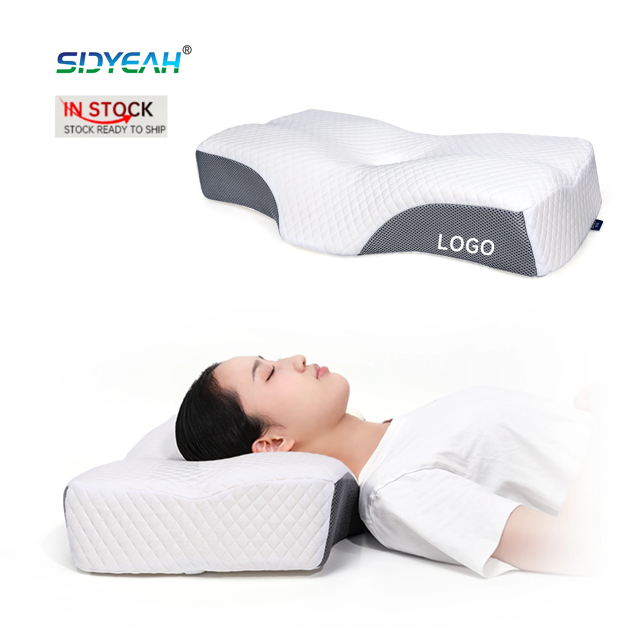 stock Washable Cover Memory Foam orthopedic pillow memory foam Neck Support Shredded Memory Foam Sleeping Pillow