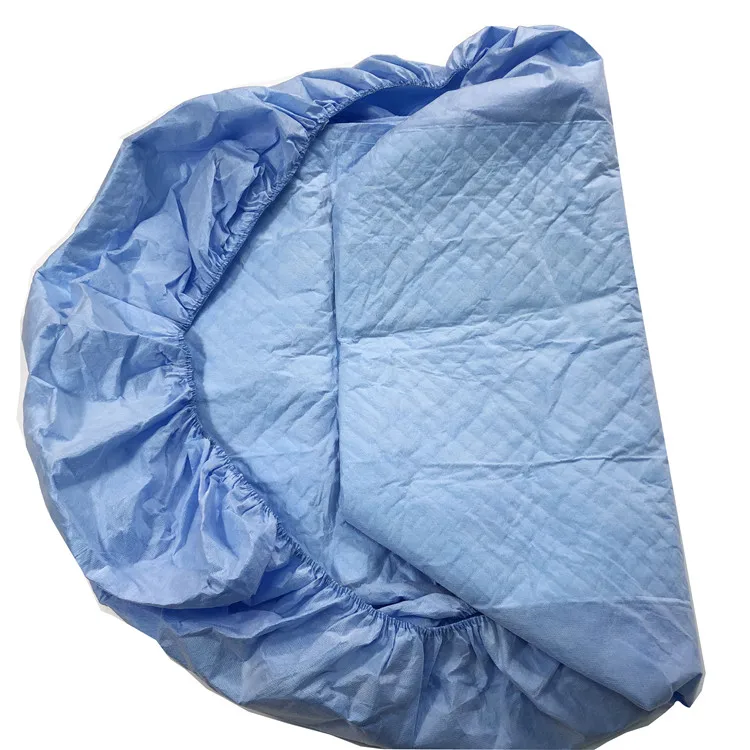 Chinese Manufacturer Suning Disposable SMS Non-woven Hospital Medical Bed Cover with  Fluff Pulp