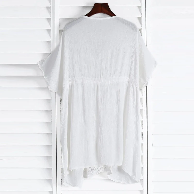 Rosun Summer Hollow Out Custom Crochet Knitted  Dress Casual sexy Mini Dress