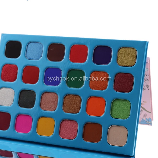  Торговая марка производителя 24 ярких цвета серия sea ocean палитра теней для век макияжа