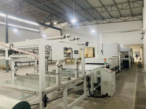 Building Material Soft Flexible Tile Machine Wall Panel Sheet Steel Assembly Line