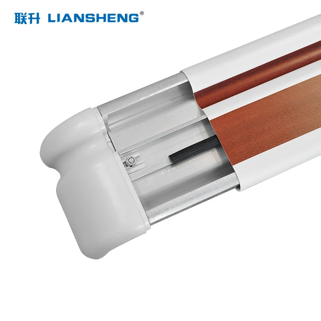 nursing home handicap clear plastic wall protection hospital corridor pvc handrail