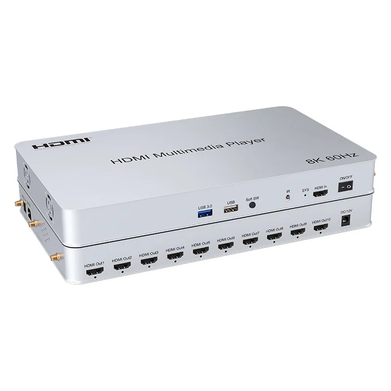 Sofly 8K @ 60 Гц 10-способа HDMI медиа плеер источника