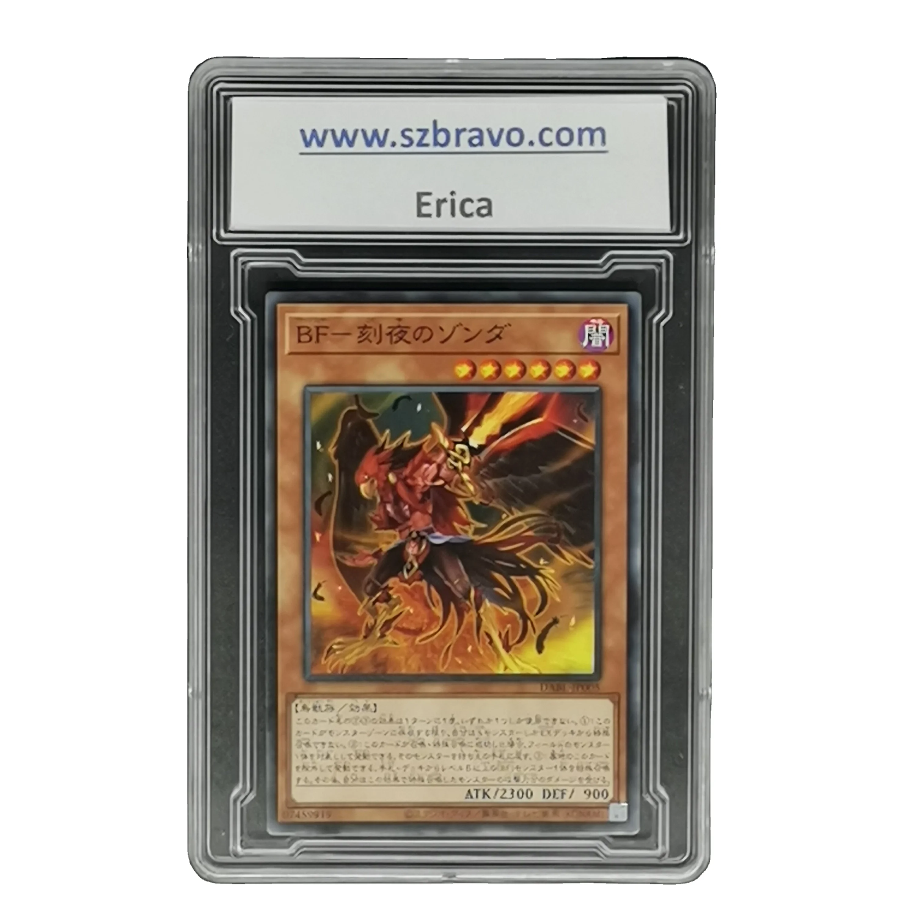 Пустой футляр для торговой карты с разметкой TCG BGS CGC custom Yu-Gi-Oh card slab