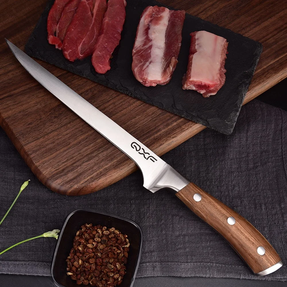 Stainless Steel Bone Cutting Fillet Fish Fillet Knife, 7 Inch Chicken Boning Knife Fish Knife