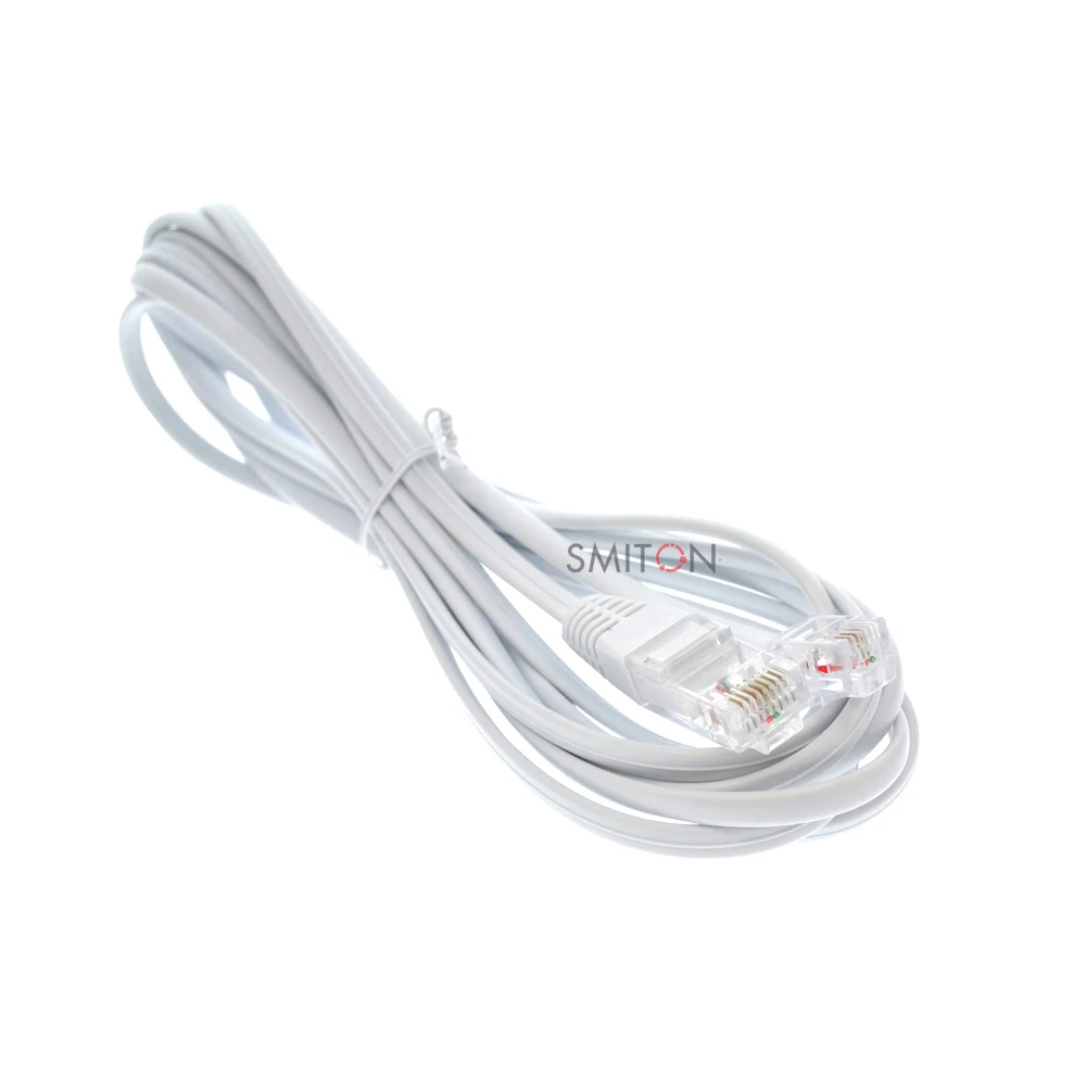 6P2C - 8P2C Modular Telephone Extension Cord